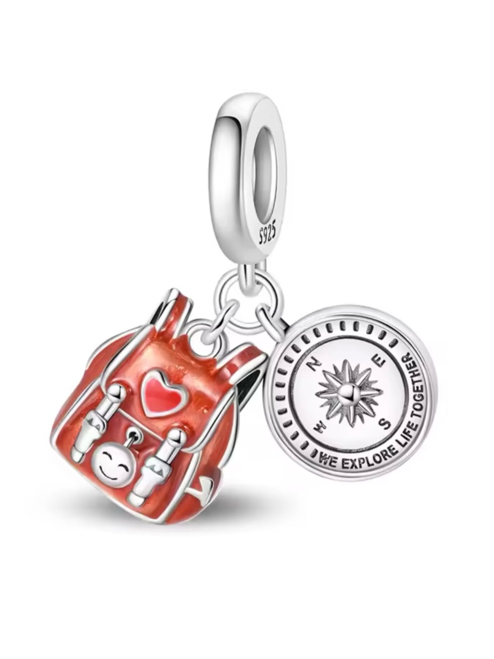S925 Backpack Charm